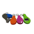 Nail Clipper with Bottle Opener Key Ring